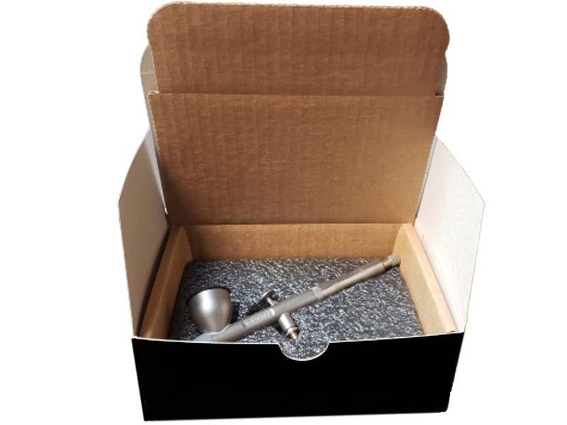 Velocity Gravity Feed Renegade Dual Action Airbrush .21mm, Silver" Or "Metal